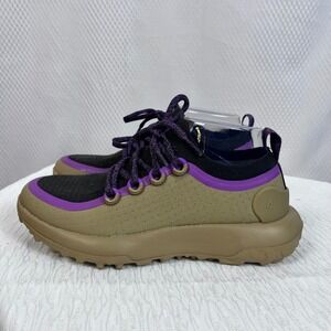NWOB: Allbirds Size 7W Trail Runners SWT HazyBeige‎ Purple Black (cab610)